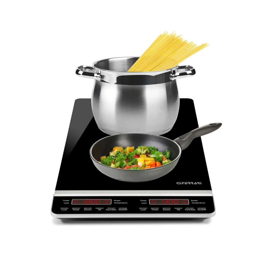 G3Ferrari G1013900 - Inductiekookplaat met twee kookzones DINAMIKO 3100W/230V, zwart