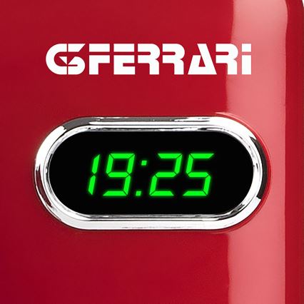 G3Ferrari G1015502 - Magnetron met grillfunctie 1150W/230V 20 l rood