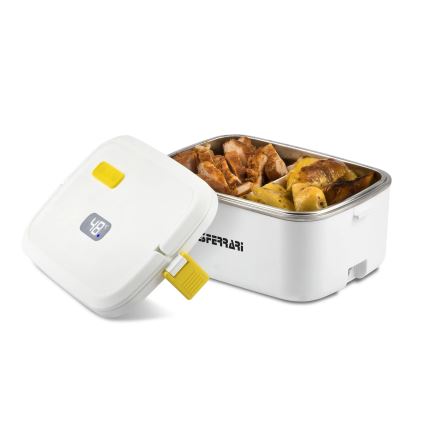 G3Ferrari G1016601 - Elektrische maaltijdverwarmer VITTO 48W/230V 0,8 l wit/geel