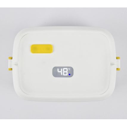 G3Ferrari G1016601 - Elektrische maaltijdverwarmer VITTO 48W/230V 0,8 l wit/geel