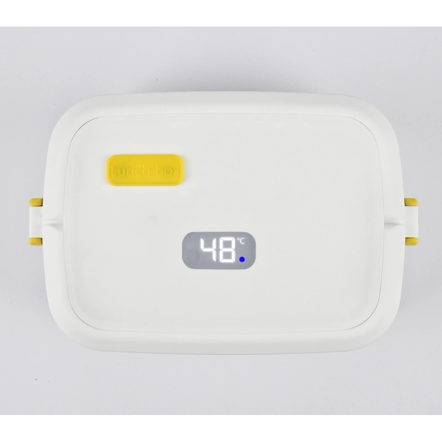 G3Ferrari G1016601 - Elektrische maaltijdverwarmer VITTO 48W/230V 0,8 l wit/geel