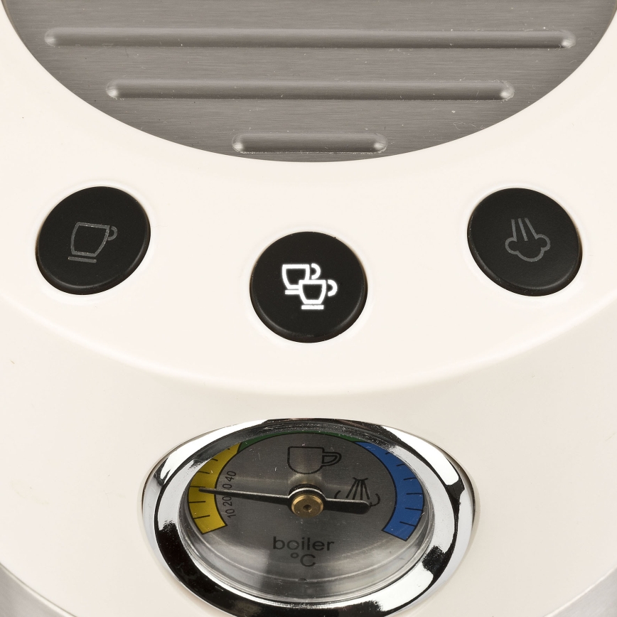 G3Ferrari G1016801 - Hefboom-espressomachine AMARCORD 1350W/230V 15 bar crème