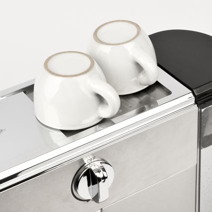 G3Ferrari G1018900 - Hendelbediende espressomachine, 1350 W/230 V, 15 bar, roestvrij staal