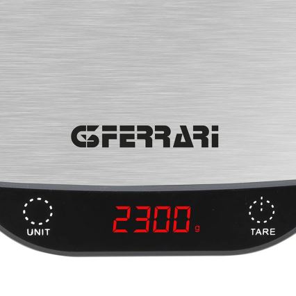 G3Ferrari G2009600 - Keukenweegschaal PATTY 2xAAA RVS