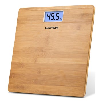G3Ferrari G30042 - Digitale persoonlijke weegschaal 2xAAA bamboe