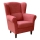 GALA wingbackfauteuil, rood