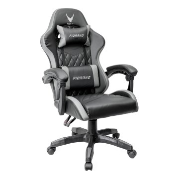 Gaming stoel FIORANO zwart/grijs