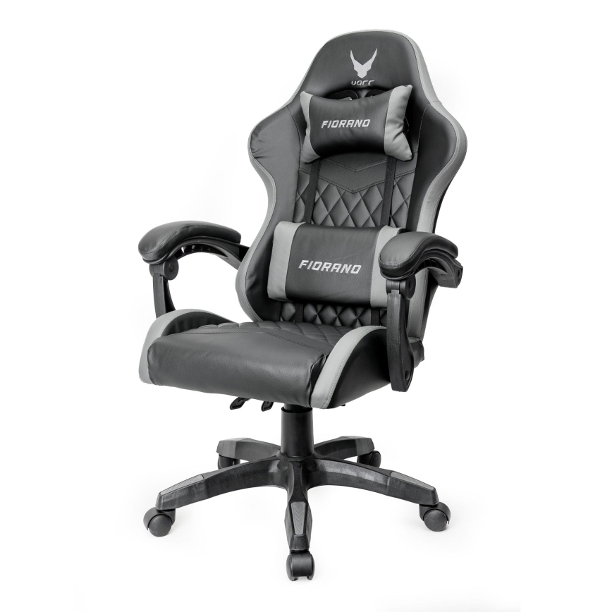 Gaming stoel FIORANO zwart/grijs