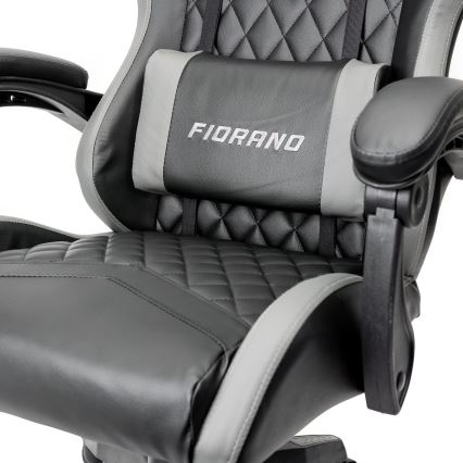 Gaming stoel FIORANO zwart/grijs