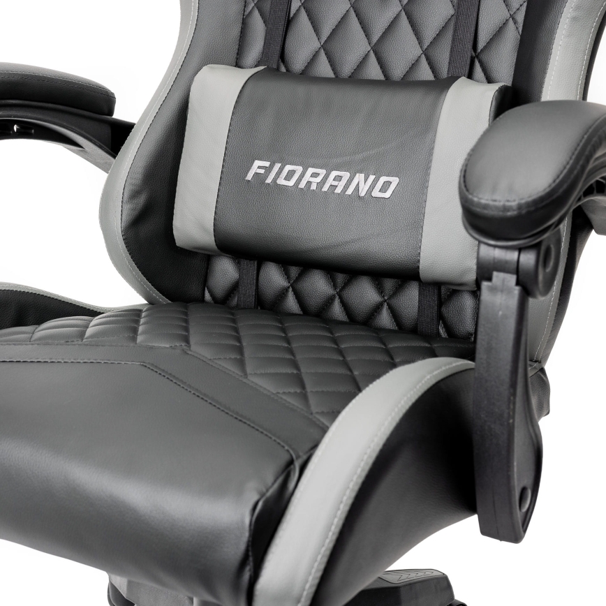 Gaming stoel FIORANO zwart/grijs