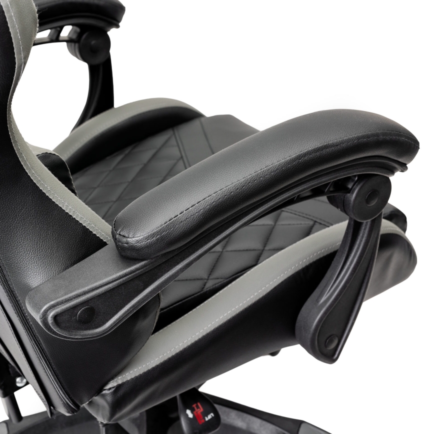 Gaming stoel FIORANO zwart/grijs