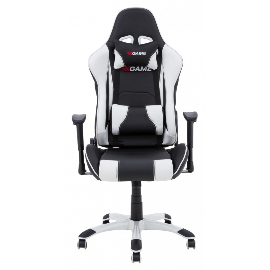 Gaming stoel zwart/wit