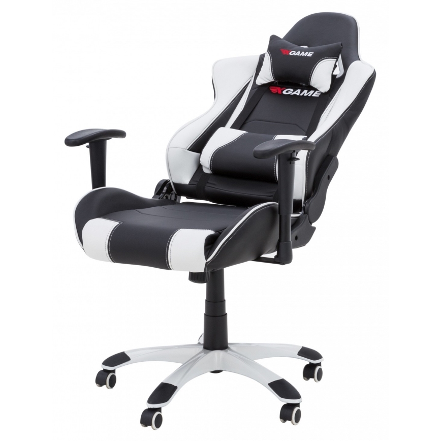Gaming stoel zwart/wit