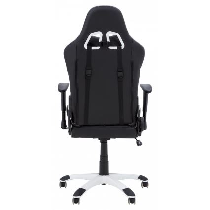 Gaming stoel zwart/wit