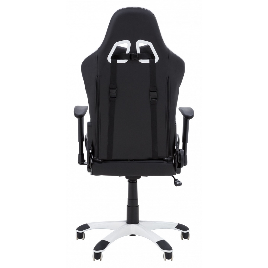 Gaming stoel zwart/wit