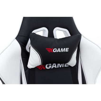 Gaming stoel zwart/wit