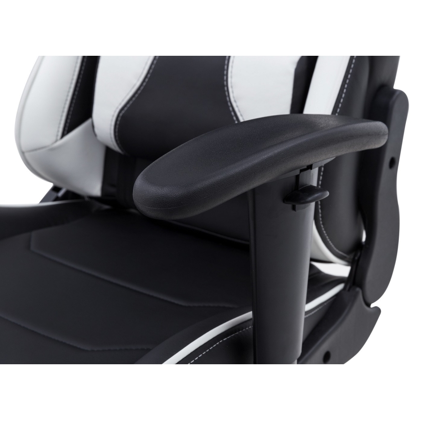 Gaming stoel zwart/wit