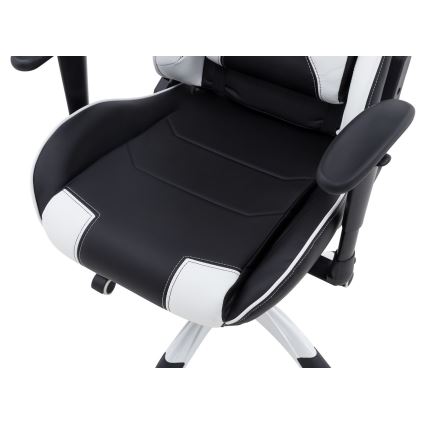 Gaming stoel zwart/wit