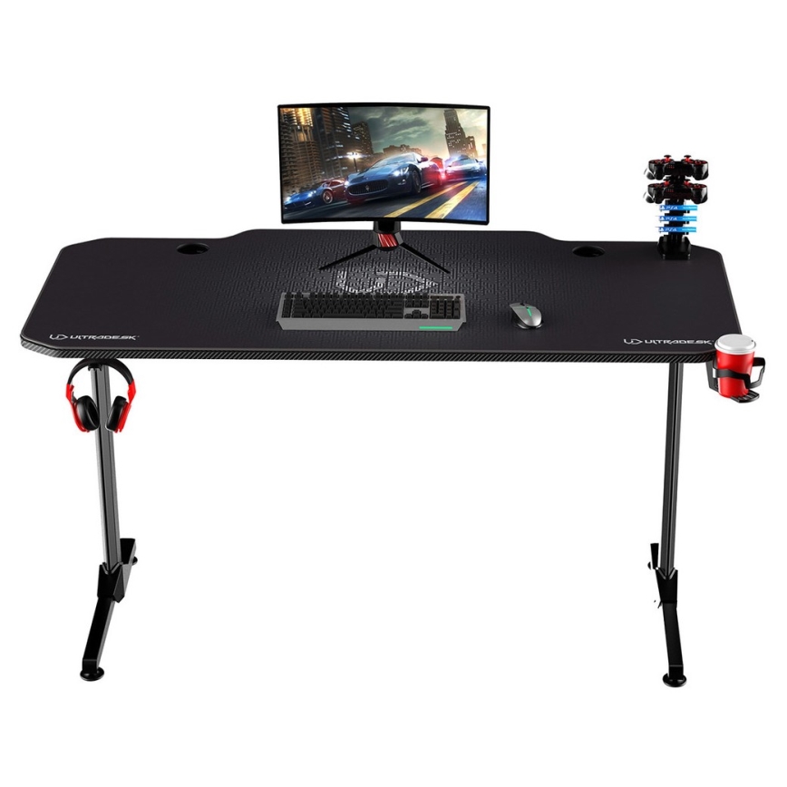 Gaming Tafel 140 x 66 cm zwart