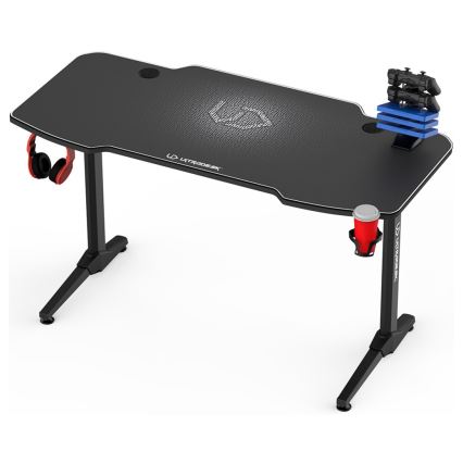 Gaming Tafel 140 x 66 cm zwart