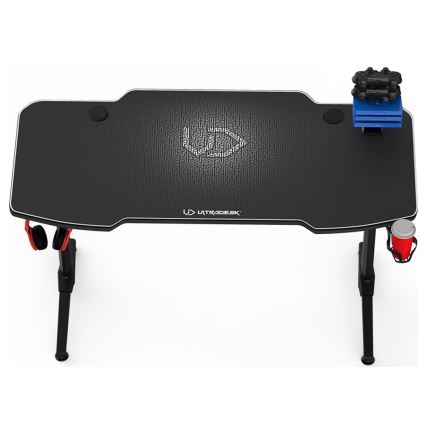 Gaming Tafel 140 x 66 cm zwart