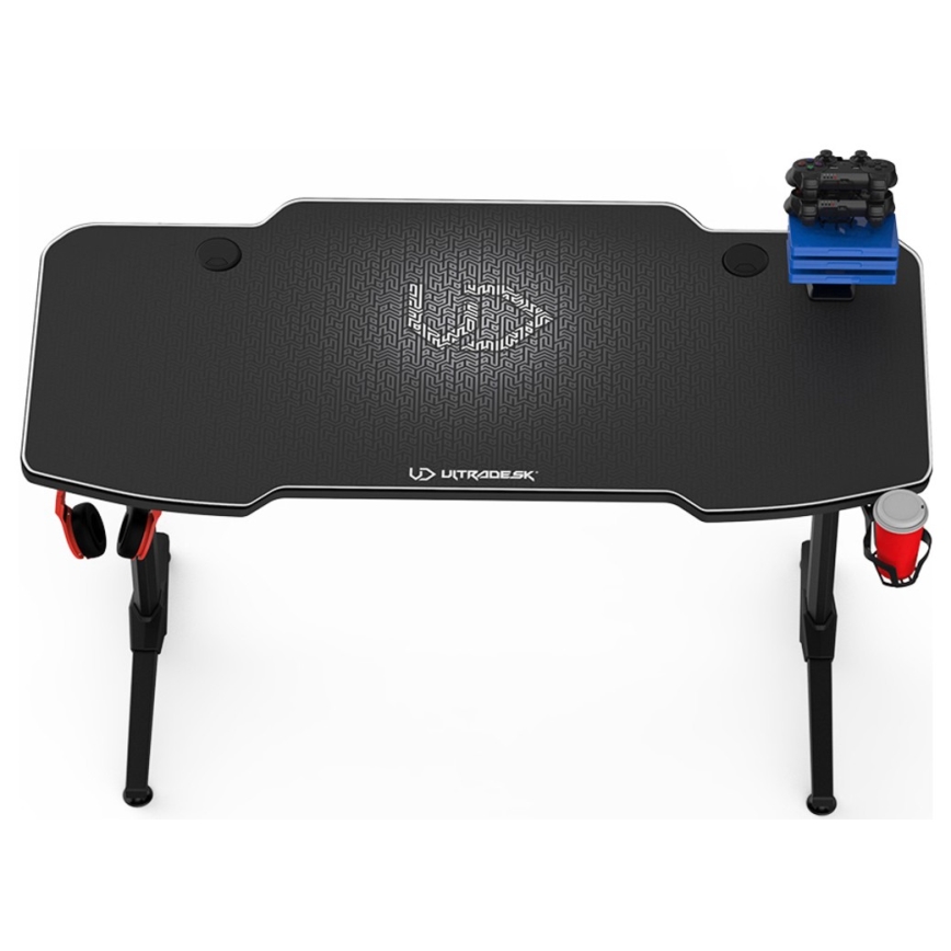 Gaming Tafel 140 x 66 cm zwart