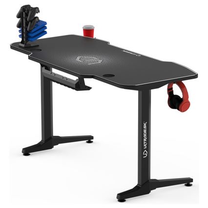 Gaming Tafel 140 x 66 cm zwart