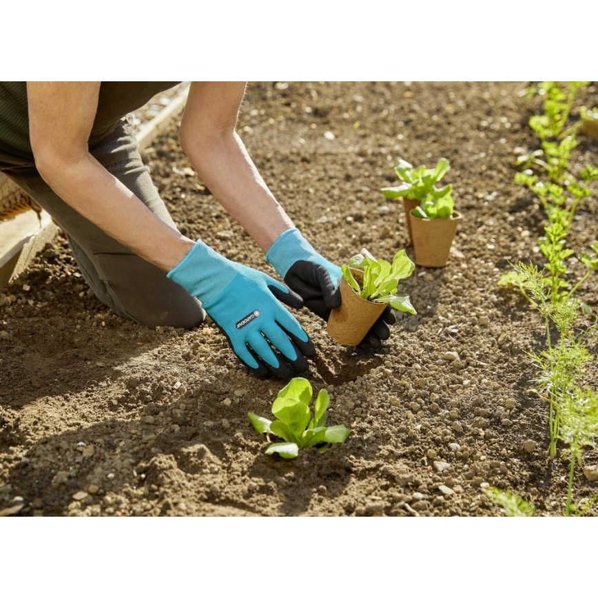 Gardena - Werkhandschoenen blauw/zwart