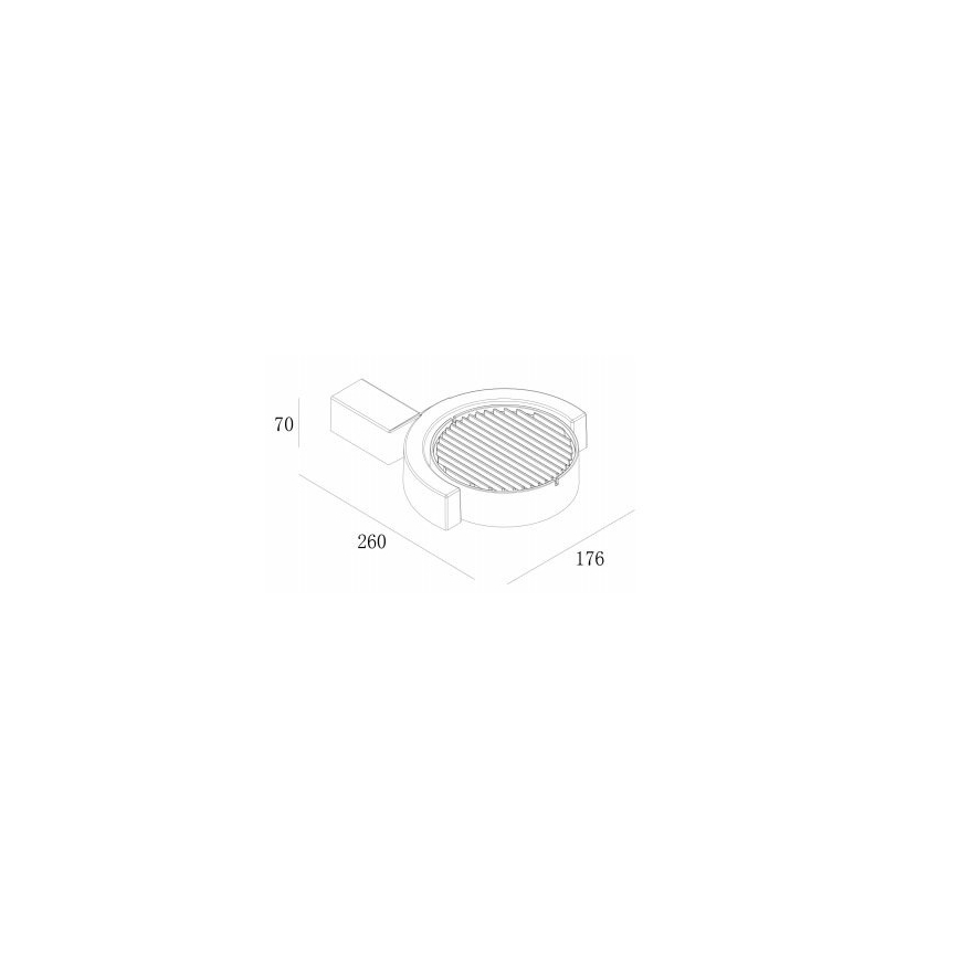 Gardino LX1241A - LED Wandlamp voor buiten MARGHERITA LED/15W/230V IP54