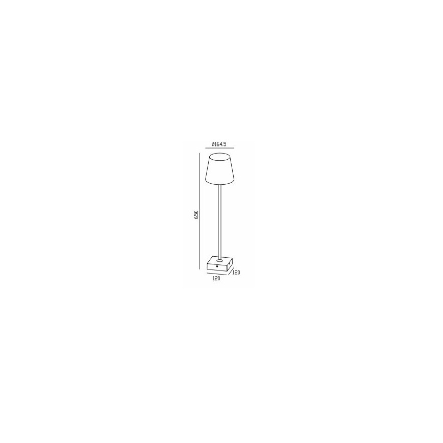 Gardino LX1793-650 - Staande LED Lamp voor buiten VIOLA LED/7W/230V IP65