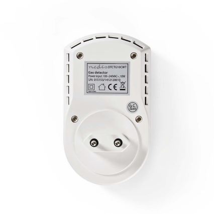 Gasdetector voor LPG, aardgas, kolengas 230V / 85dB