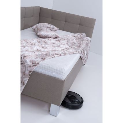 Ge Upholstered Bed met Opbergruimte zonder Matras MARIA PETITE 120x200 cm taupe