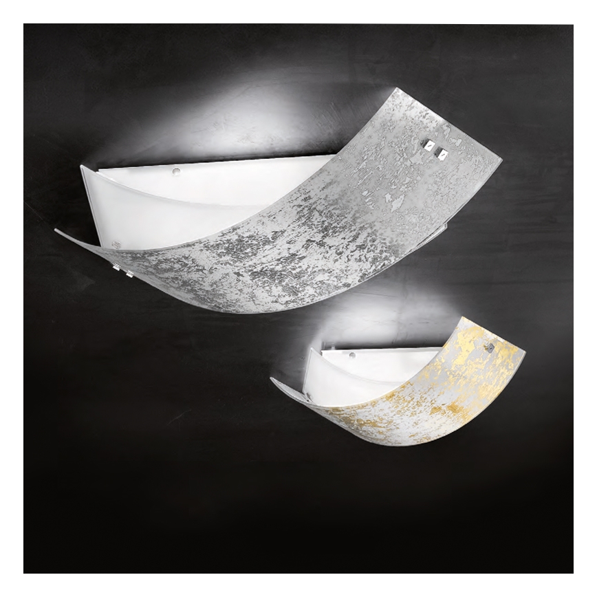 Gea Luce CAMILLA P P arg - Plafondlamp CAMILLA 3xE14/28W/230V 43 cm zilver