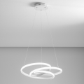 Gea Luce DIVA S P BIANCO - Dimbare LED hanglamp aan een koord DIVA LED/43W/230V wit