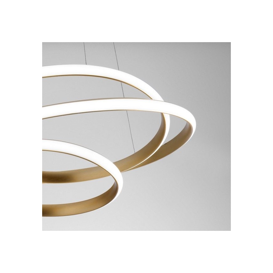Gea Luce DIVA S P ORO - Dimbare LED hanglamp aan een koord DIVA LED/43W/230V goud