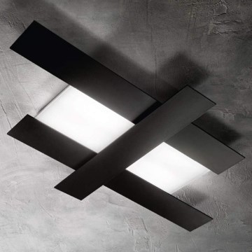 Gea Luce DOHA P G N - LED Plafondlamp DOHA LED/50W/230V zwart