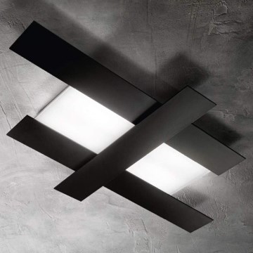 Gea Luce DOHA P P N - LED Plafondlamp DOHA LED/30W/230V zwart