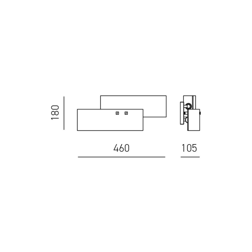 Gea Luce LARA A P oro - Wandlamp LARA 2xE14/42W/230V goud