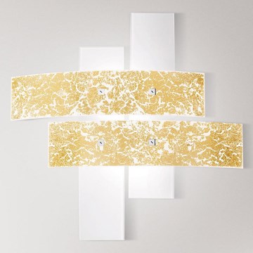 Gea Luce LARA P P oro - Plafondlamp LARA 2xE27/52W/230V 50 cm goud