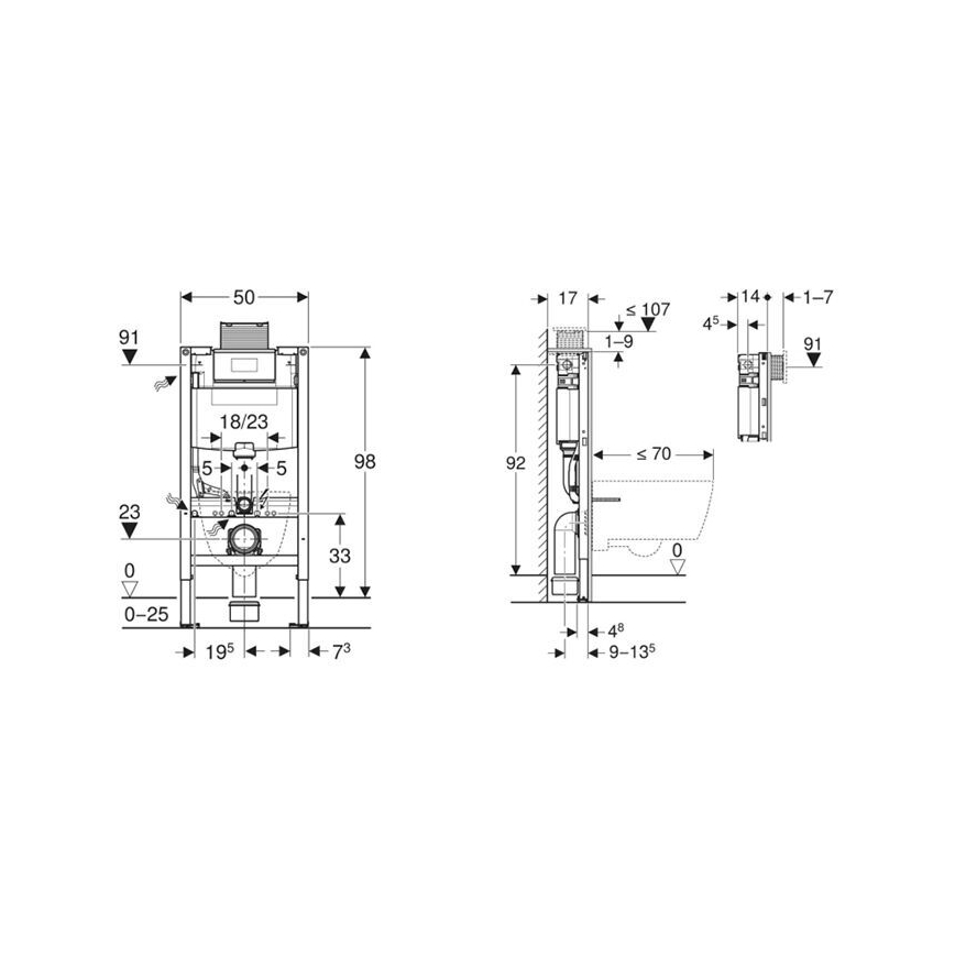 Geberit 115.063.21.1 - Houder voor DuoFresh-stick