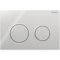 Geberit 115.085.KH.1 - Spoelknop Omega20 21,2x14,2 cm glanzend chroom/mat chroom