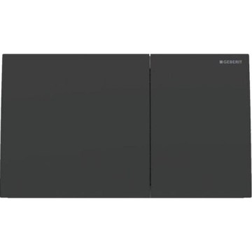 Geberit 115.622.14.1 - Sigma70 bedieningsplaat 25x14,6 cm mat zwart