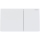 Geberit 115.622.JT.1 - Bedieningsplaat Sigma70 25x14,6 cm mat wit