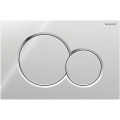 Geberit 115.770.21.5 - Bedieningsplaat Sigma01 Rond 24,6x16,4 cm, glanzend chroom