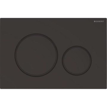 Geberit 115.882.16.1 - Bedieningsplaat Sigma20 24,6 x 16,4 cm mat zwart