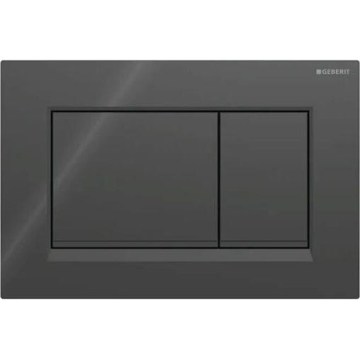 Geberit 115.883.DW.1 - Sigma30 bedieningsplaat 24,6 x 16,4 cm zwart