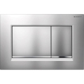 Geberit 115.883.JQ.1 - Sigma30 spoelknop 24,6 x 16,4 cm, mat chroom/glanzend chroom