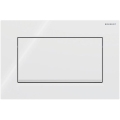 Geberit 115.893.KJ.1 - Drukplaat Sigma30 24,6x16,4 cm wit/glanzend chroom