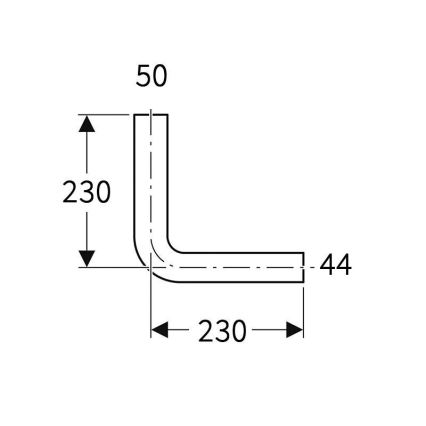 Geberit 118.003.11.1 - Spoelbocht 90° alpenwit