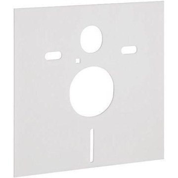 Geberit 156.050.00.1 - Isolerende onderlegplaat voor hangend toilet en bidet 40 x 42 cm wit